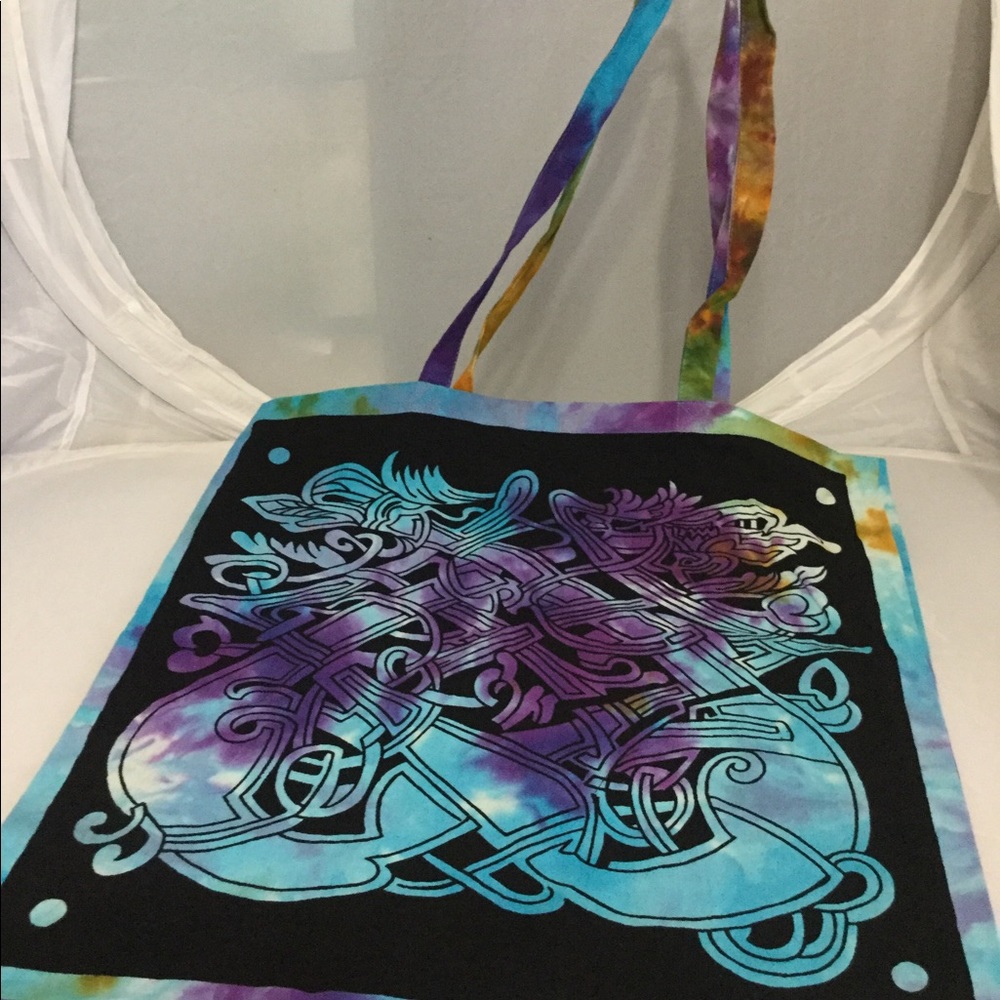 Celtic Dragon Tote Bag